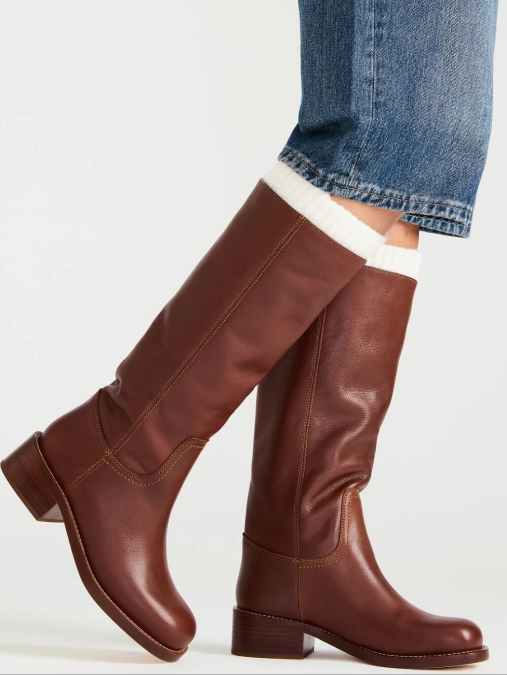 Steve Madden Riggs Tall Leather Boots